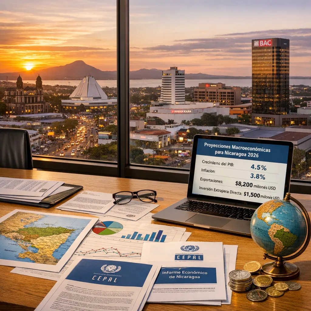 Gráfica que representa el crecimiento económico de Nicaragua comparado con otros países de Centroamérica